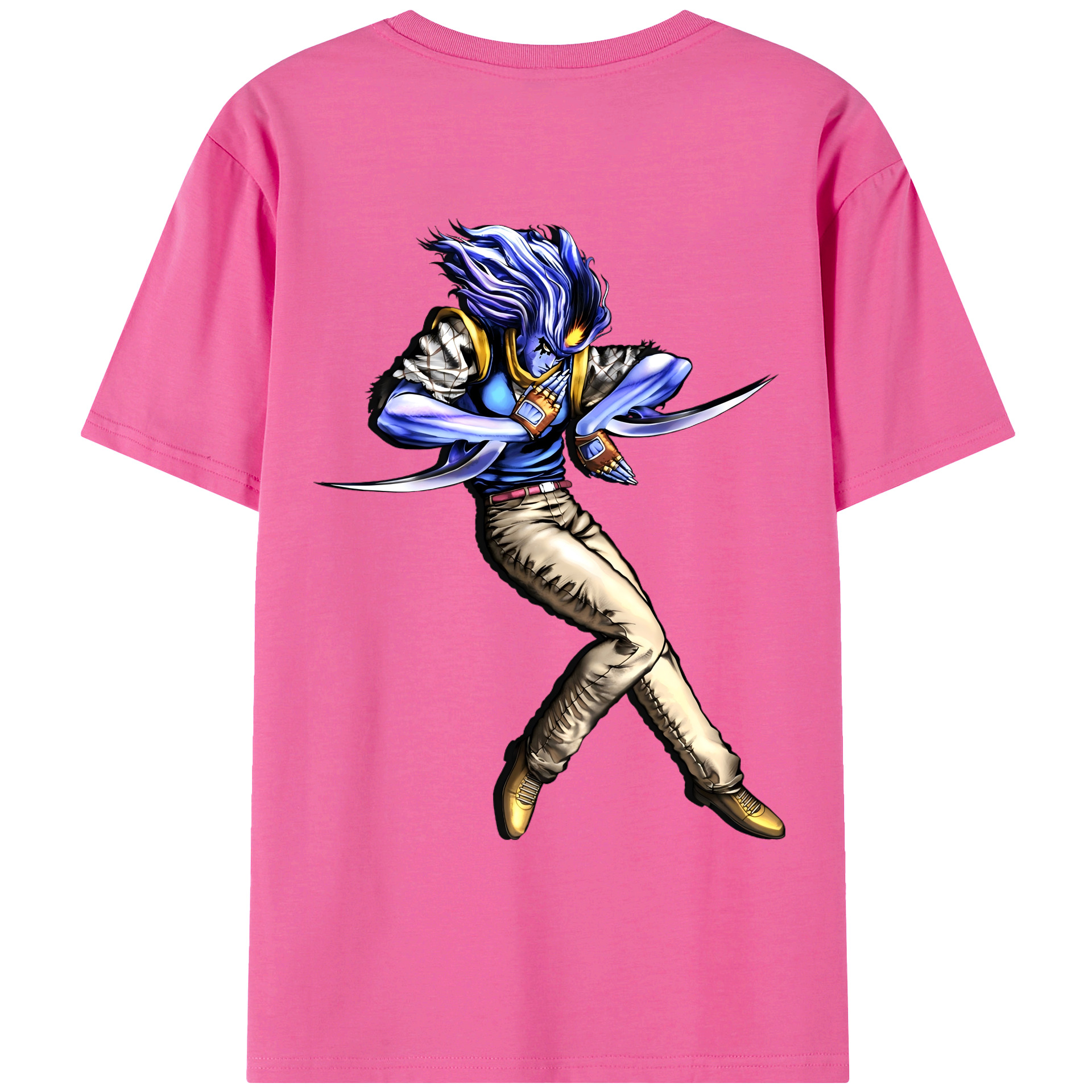（画像用） ジョジョの奇妙な冒険 JoJo's Bizarre Adventure レディース半袖Tシャツ(バックプリント)